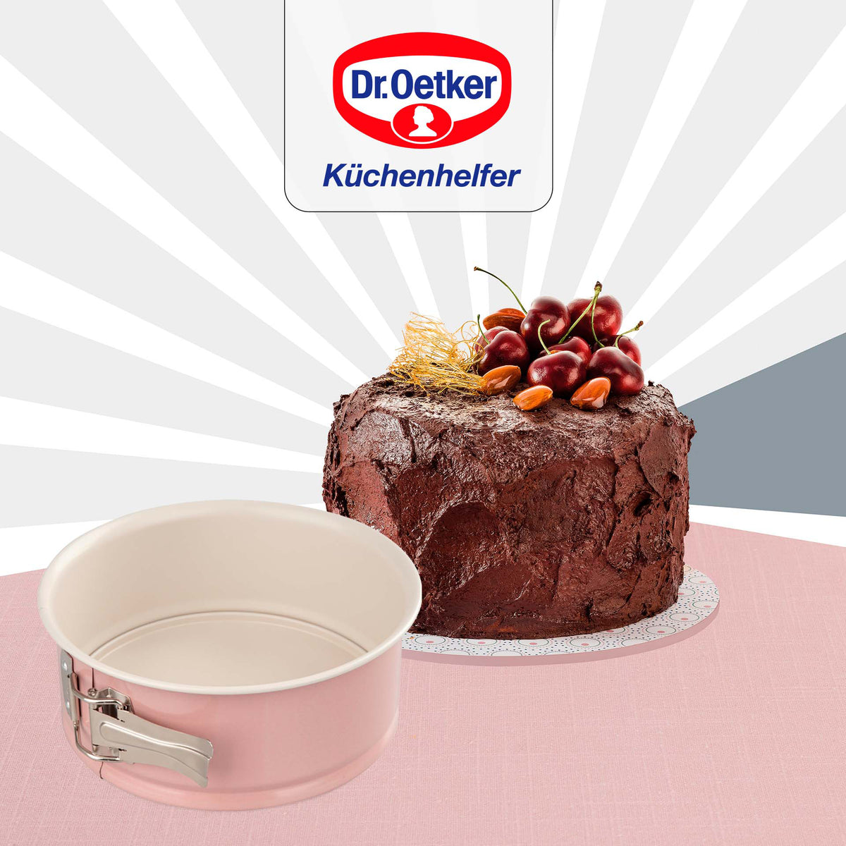 Dr. Oetker tortownica z wysokim rantem Retro Design