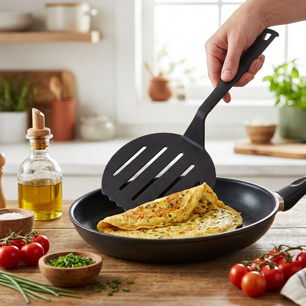 Fackelmann łopatka do omletów Nero 3H 35cm