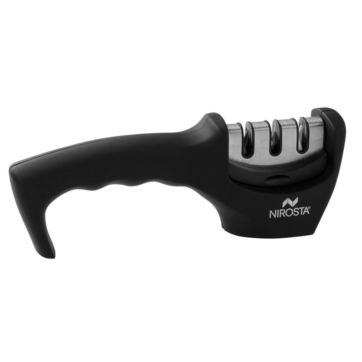 Nirosta ostrzałka do noży Quick-Sharp, 3-stopniowa