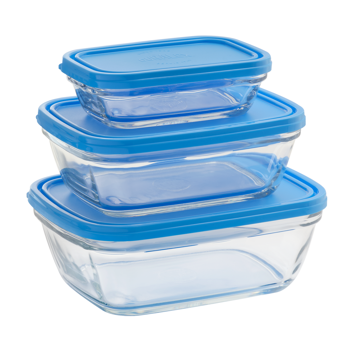 Zestaw pojemników do żywności prostokątne FRESHBOX 3szt