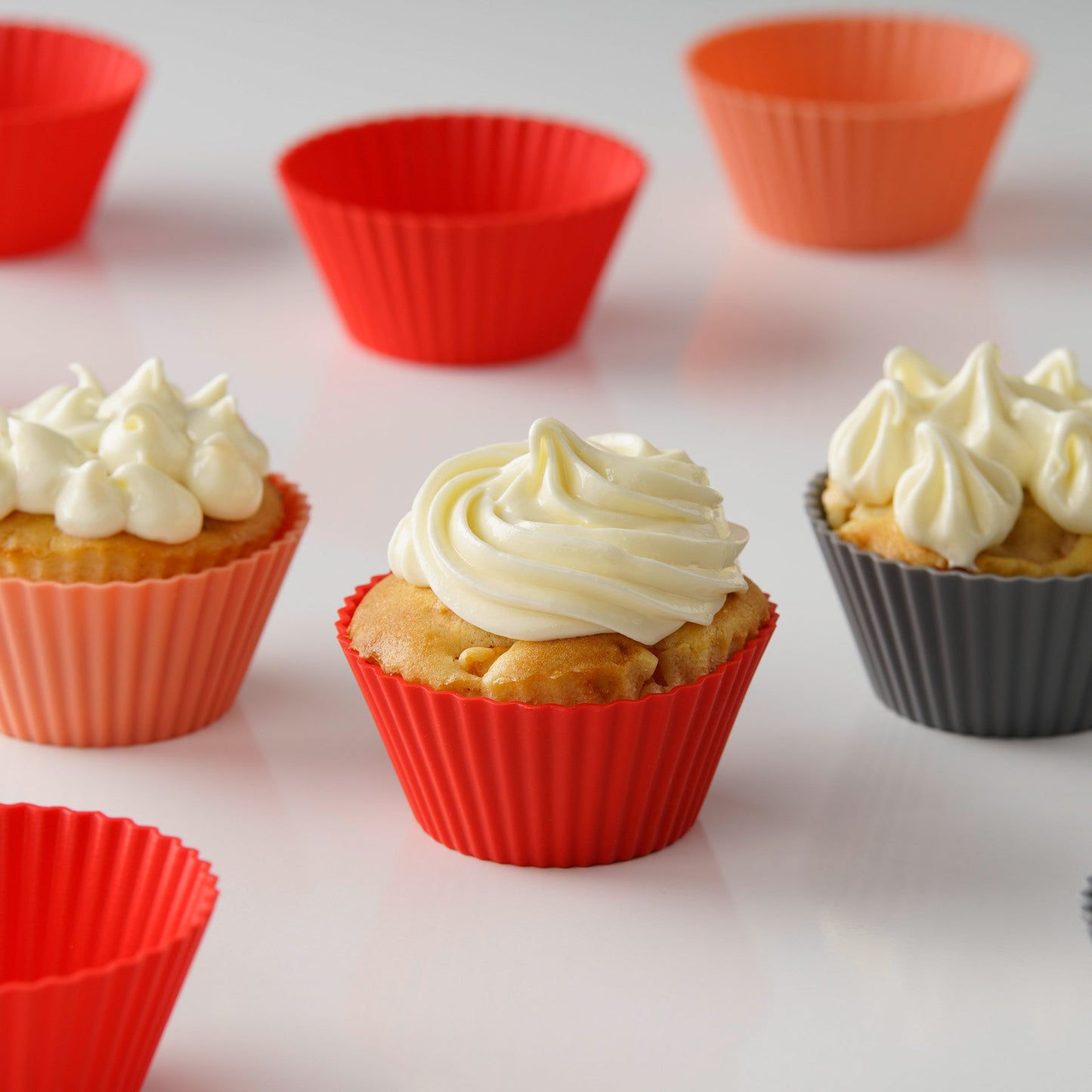 Dr. Oetker foremki silikonowe do muffinek Flexxibel Love 12 sztuk