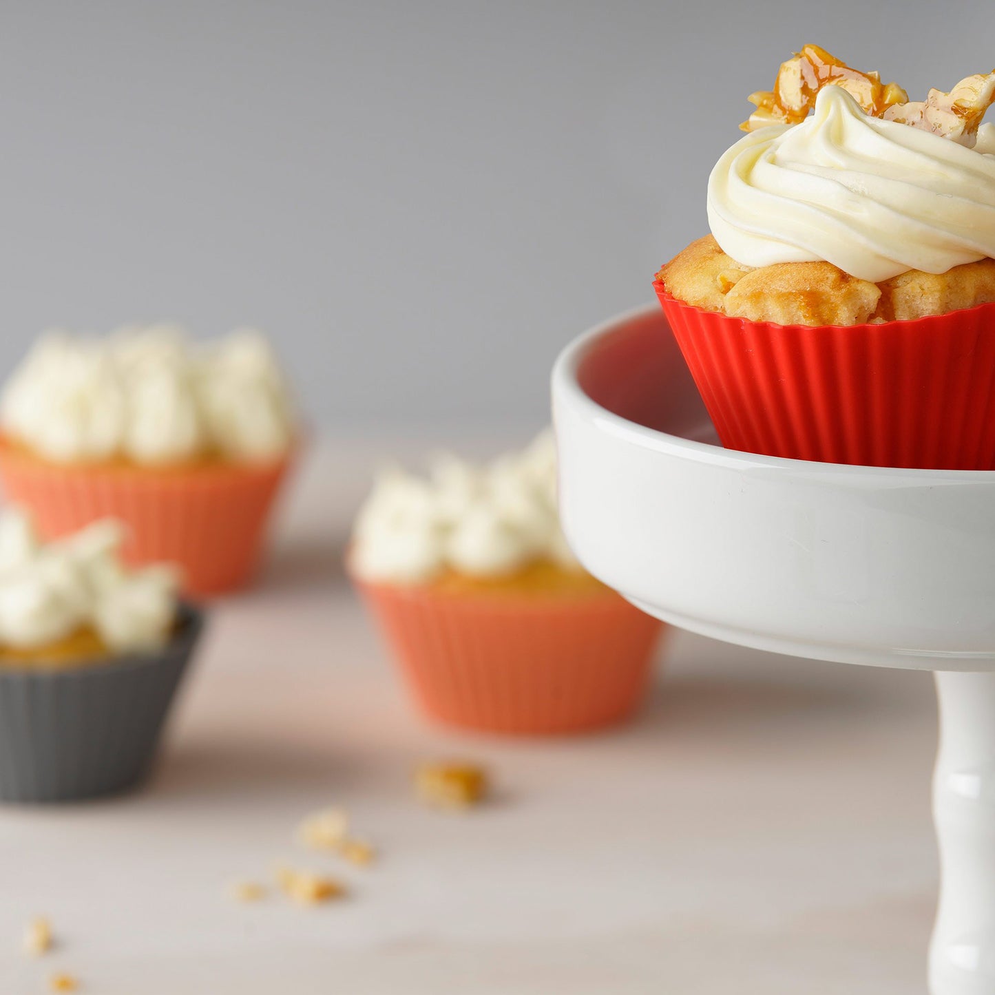 Dr. Oetker foremki silikonowe do muffinek Flexxibel Love 12 sztuk