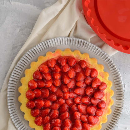 Dr. Oetker forma silikonowa do cista owocowego Flexxibel Love 28 cm