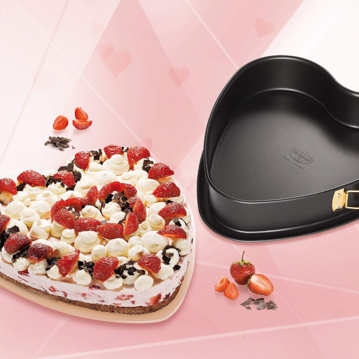 Dr. Oetker forma do pieczenia w kształcie serca Classic 25 cm