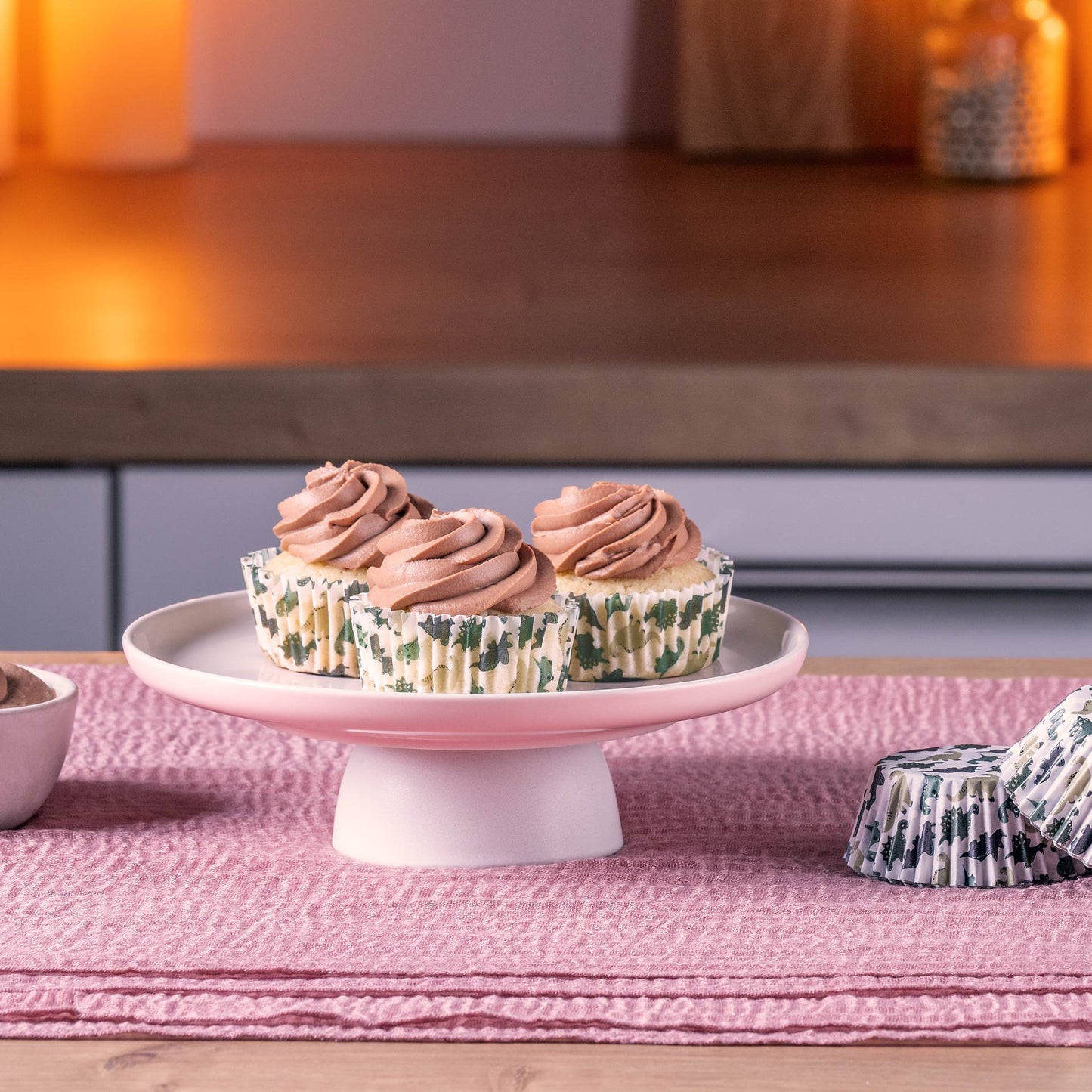 Zenker foremki papierowe do muffinek dinozaury 50 szt