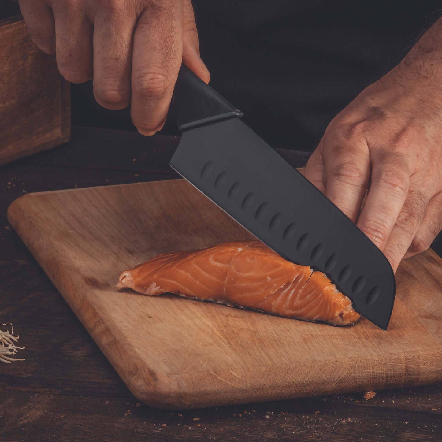Nirosta nóż Santoku Wave 16 cm