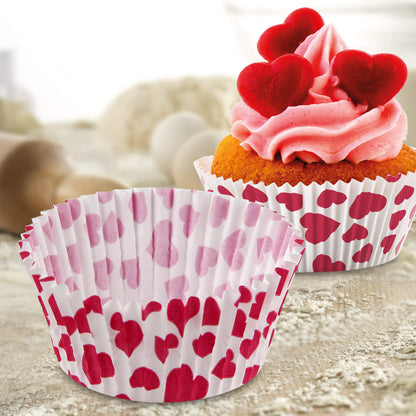 Zenker foremki papierowe do muffinek serce 50 sztuk