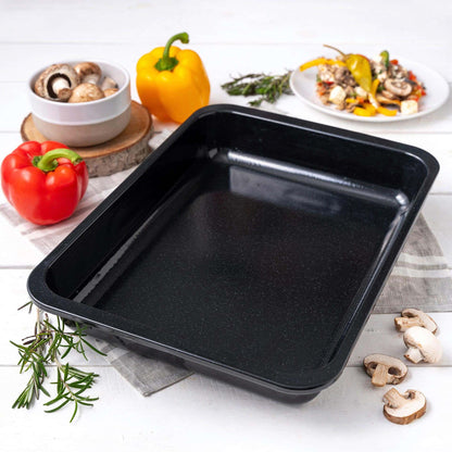 Zenker forma do pieczenia ciast i mięs z powłoką emaliowaną 40 × 29 × 6 cm