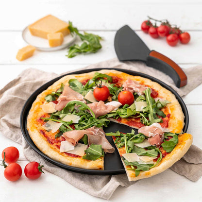 Zenker zestaw do pizzy: 2 × blacha do pizzy 29 cm + łopatka