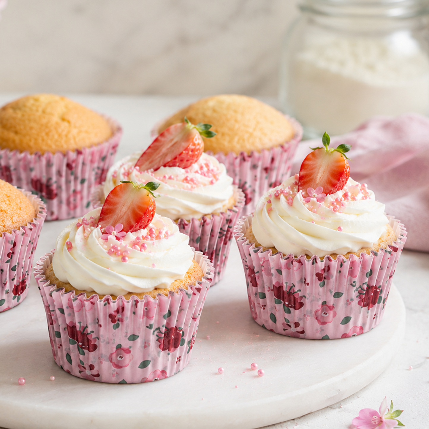 Zenker foremki papierowe do muffinek kwiaty 50 szt