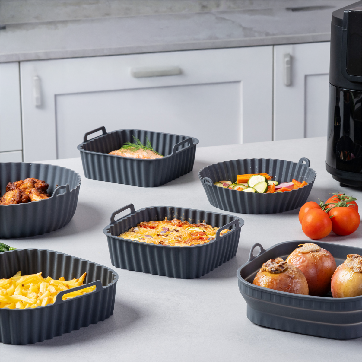 Fackelmann wkład silikonowy okrągły do Airfryer 19 cm
