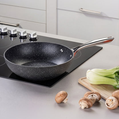 Fackelmann patelnia aluminiowa Wok Crossroad 28 x 8 cm
