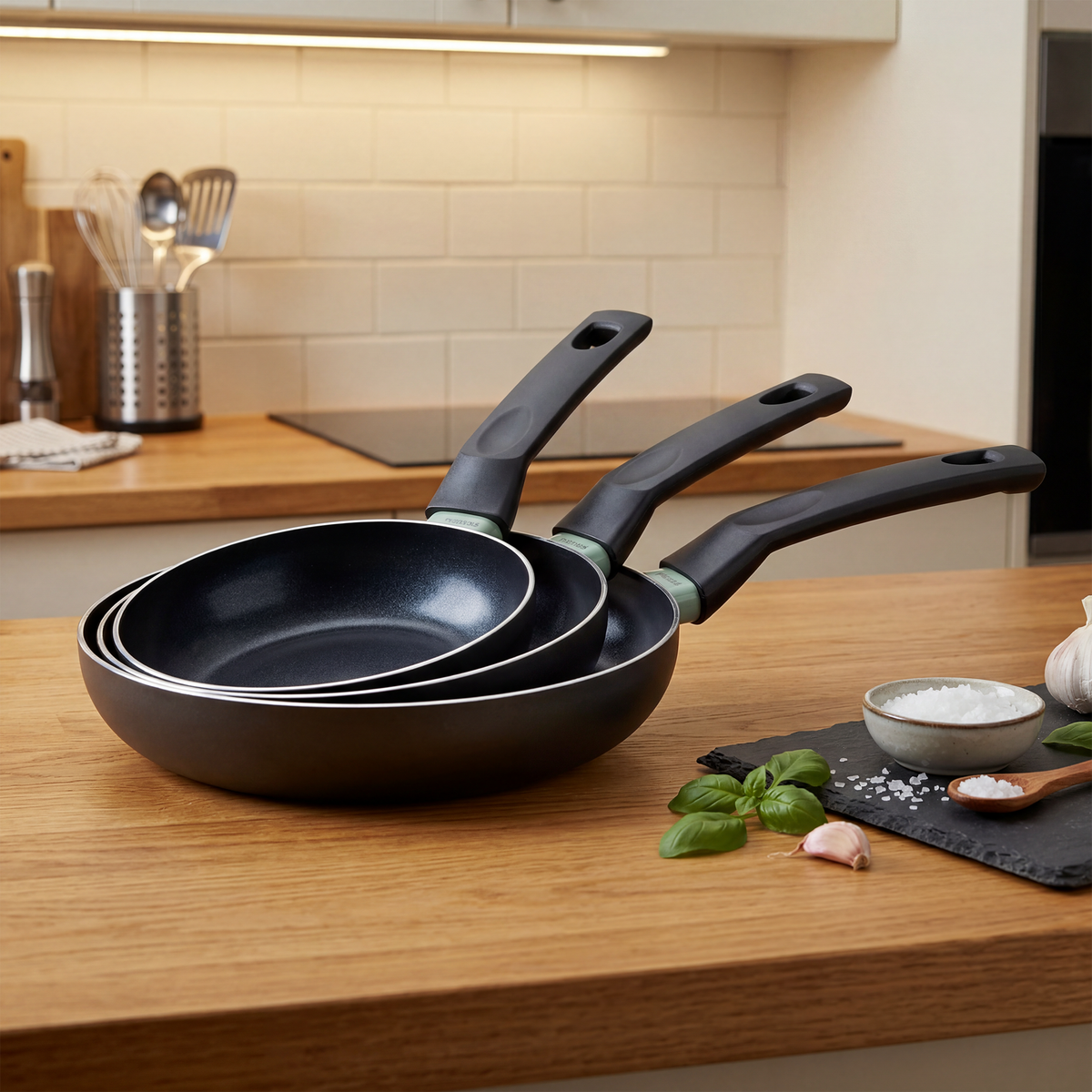 Fackelmann zestaw 3 patelni Brandao 16,20 i 24 cm 
