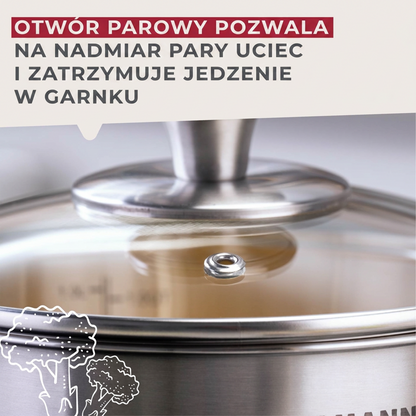 Fackelmann rondel z pokrywką Oval 16 cm 1,5 l