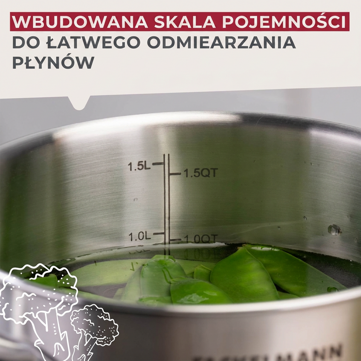 Fackelmann garnek z pokrywką Oval 16 cm 1,9 l