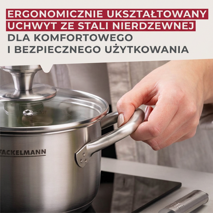 Fackelmann garnek z pokrywką Oval 16 cm 1,9 l