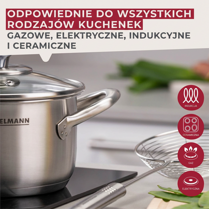 Fackelmann garnek z pokrywką Oval 20 cm 2,5 l