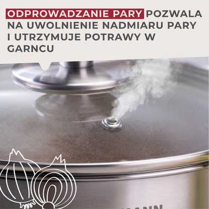Fackelmann garnek do mięsa z pokrywką Oval 20 cm 3 l
