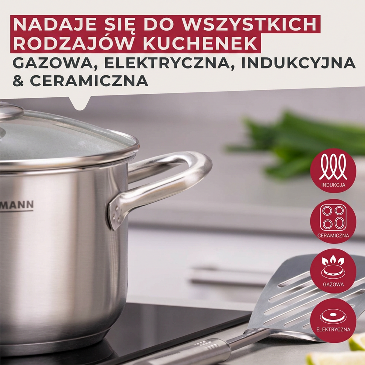 Fackelmann garnek do mięsa z pokrywką Oval 20 cm 3 l