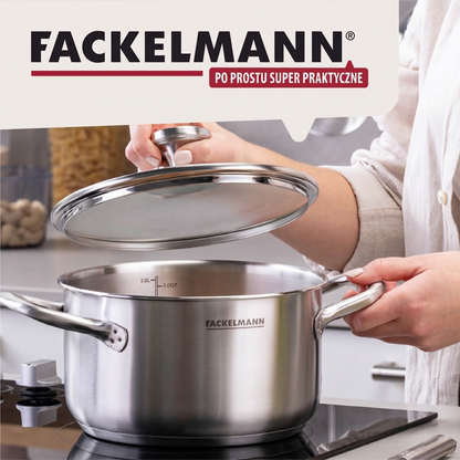 Fackelmann garnek do mięsa z pokrywką Oval 20 cm 3 l