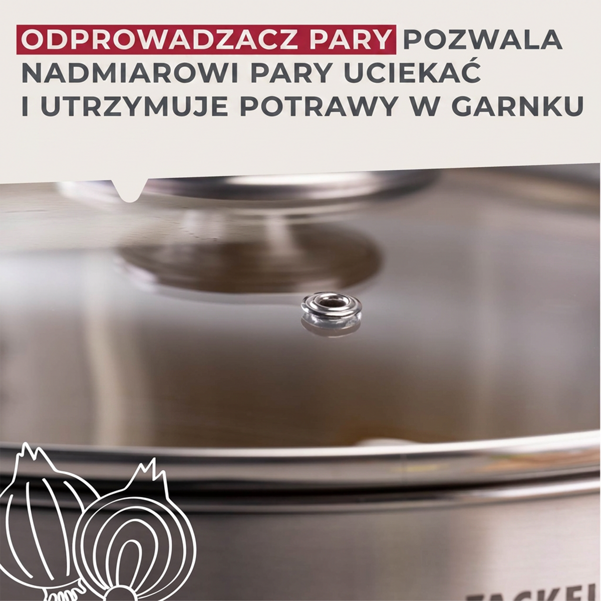Fackelmann garnek z pokrywką Oval 24 cm 5 l