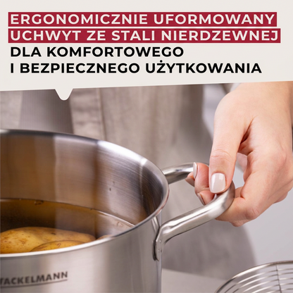 Fackelmann garnek z pokrywką Oval 24 cm 5 l