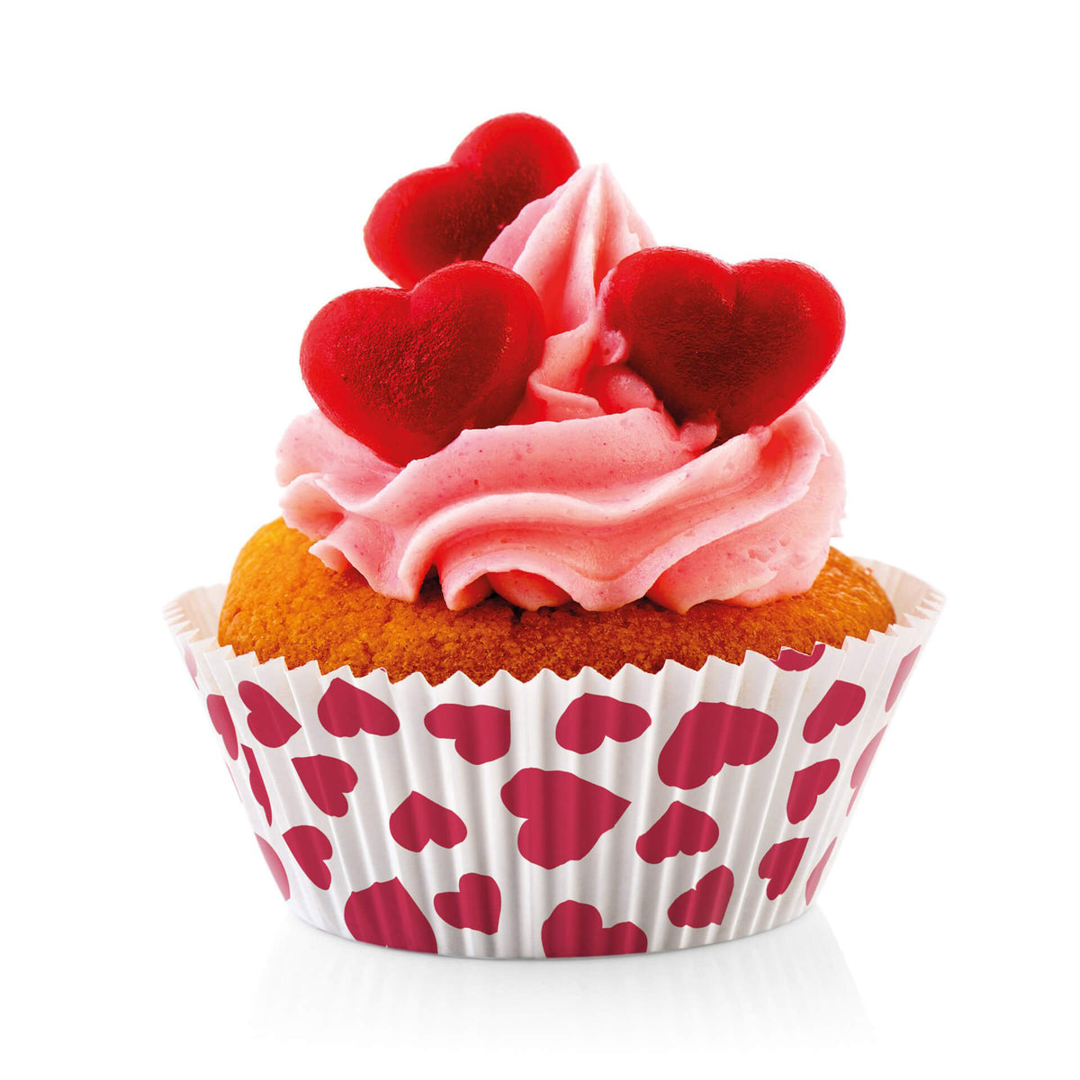 Zenker foremki papierowe do muffinek serce 50 sztuk