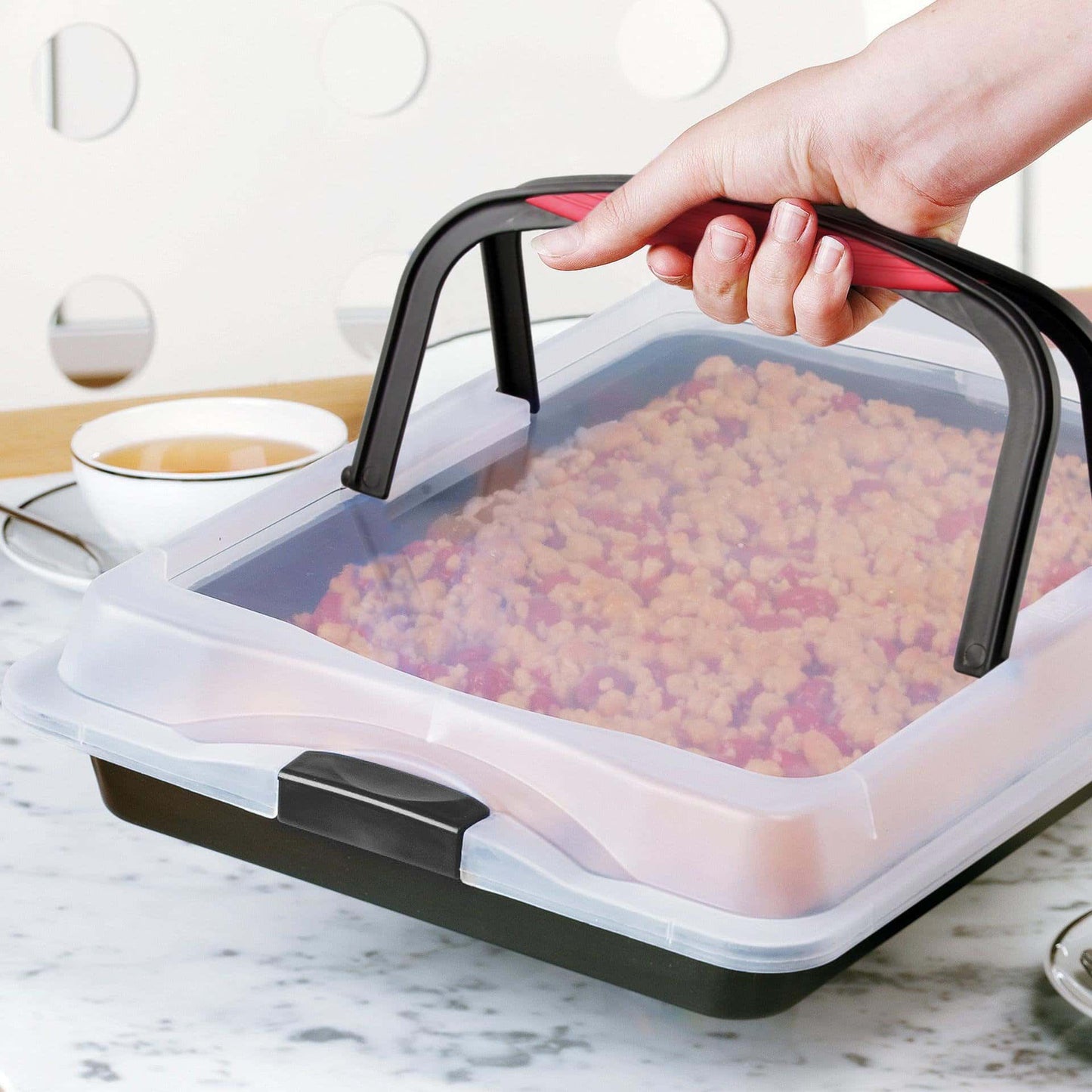 Zenker forma do ciasta z pokrywą transportową